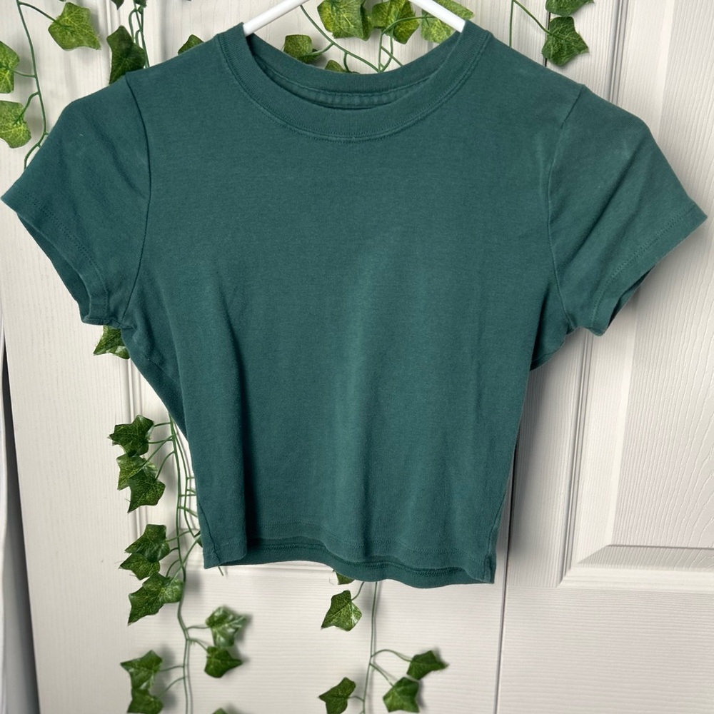 Hollister Teal Women's Crop Top